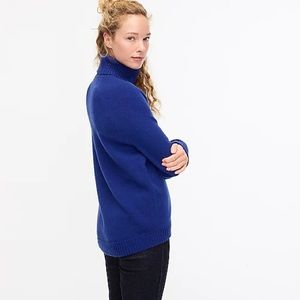 Maroon J.Crew Cashmere Turtleneck Sweater